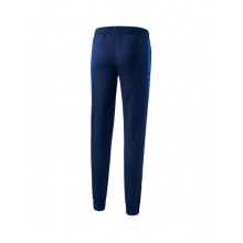 Erima Traingshose Six Wings Worker lang (100% Polyester, sportliche Passform) royalblau/navyblau Damen